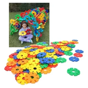 Bloques En Flor Encastrables Gigante 24pzs